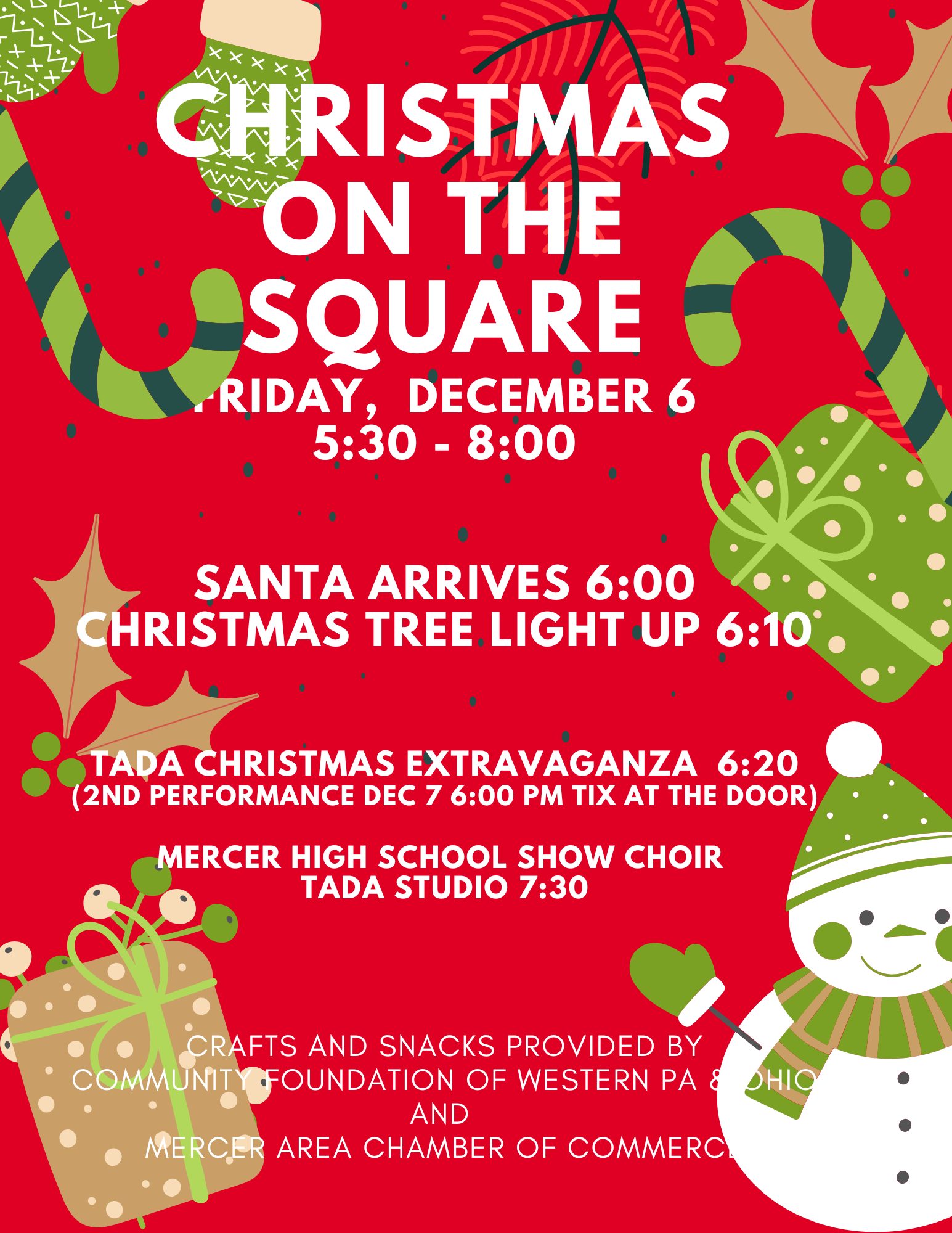 Christmas On the Square- Mercer, PA