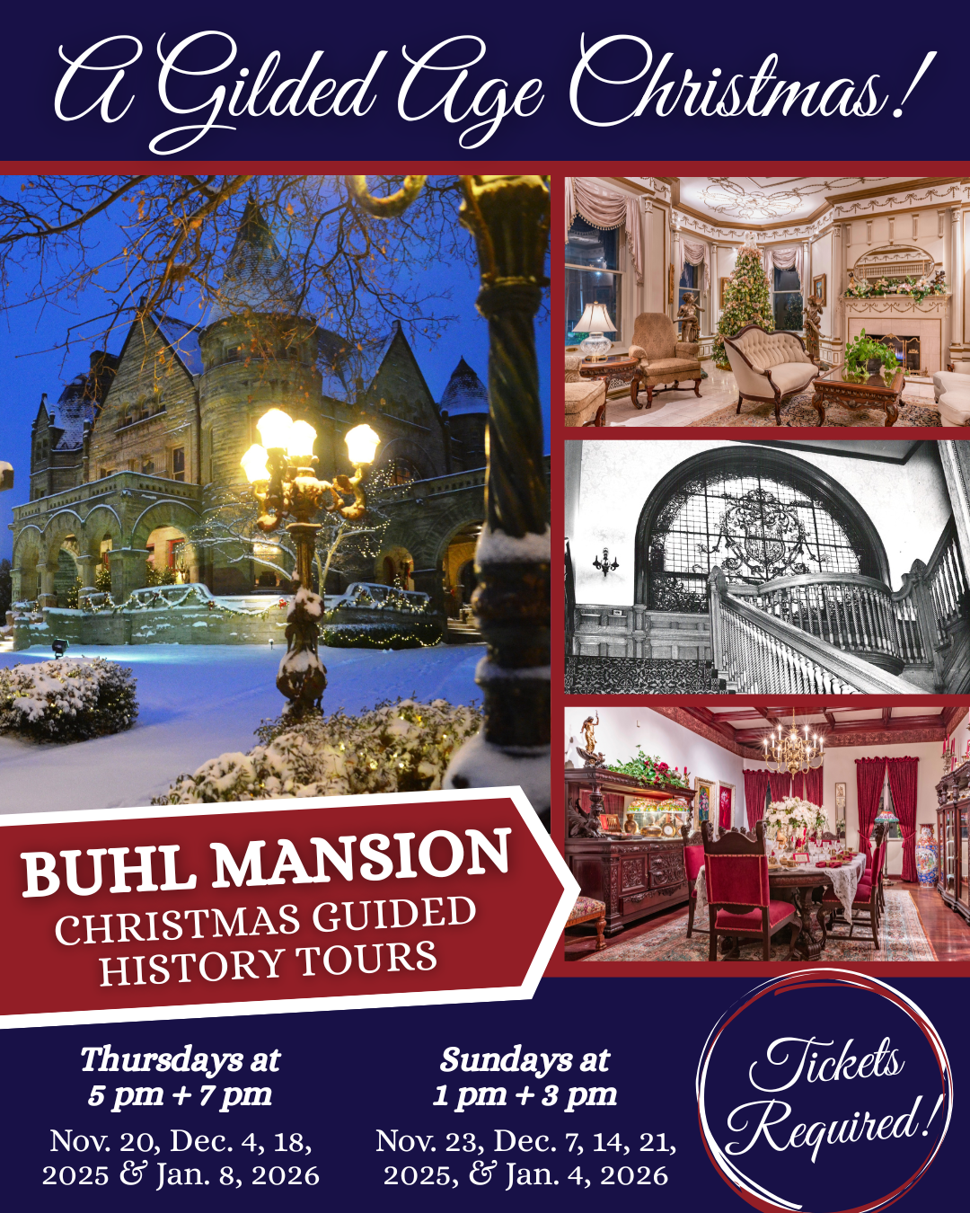 Buhl Mansion Christmas Guided Tours Begin This Holiday Season