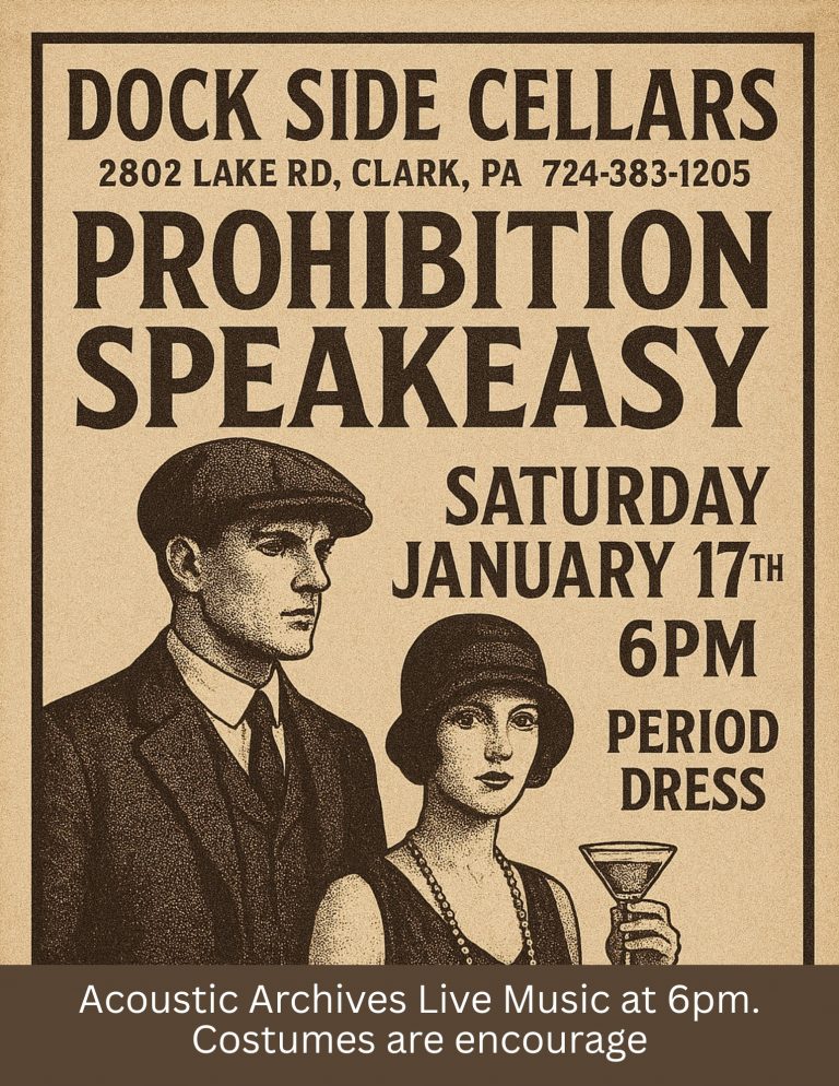 Upcoming Speakeasy Events in Mercer County, PA: Step Back Into the Roaring Twenties