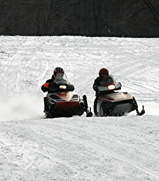 Snowmobiling