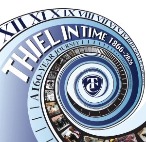 Circular timeline graphic with concentric rings and the text 'A 160-year journey 1866–2026', featuring a central shield logo.